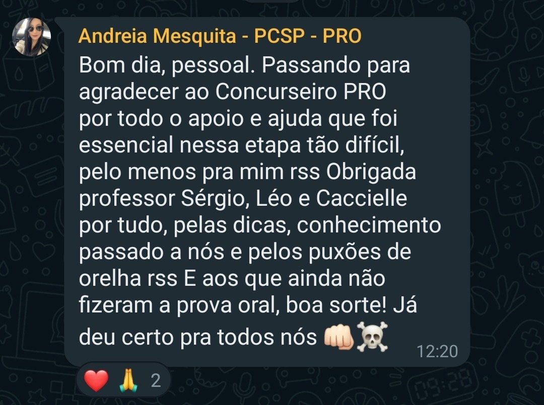 concurseiropro.com .br depoimento concurseiro pro concurso policia Screenshot 20230605 124129 WhatsAppBusiness - Concurseiro PRO, Sua preparação em outro nível!