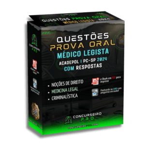 Box - Questões Prova Oral PCSP 2024 - Médico Legista