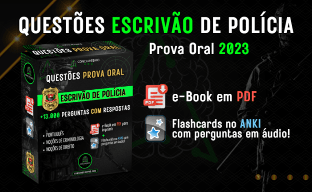 Questões Prova Oral | Escrivão PCSP 2023