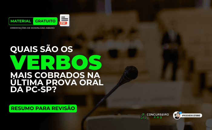 Polícia Civil Estudos Concurseiro PRO VERBOS - Concurseiro PRO, Sua preparação em outro nível!