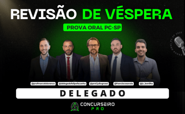 Revisão Delegado PCSP 2025