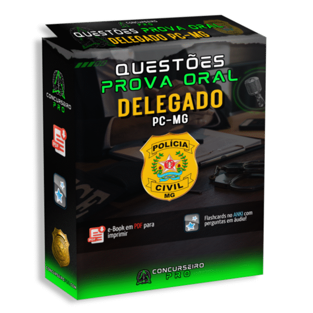 Questões Prova Oral | Delegado PCMG