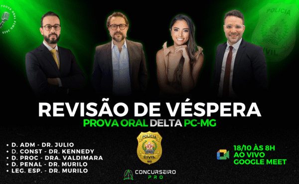 Revisão Delegado PCMG