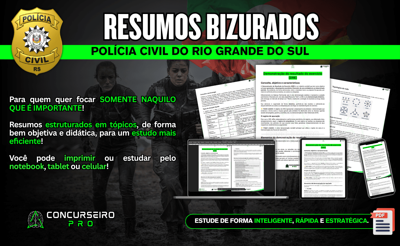 Resumos PCRS 2 - Concurseiro PRO, Sua preparação em outro nível!