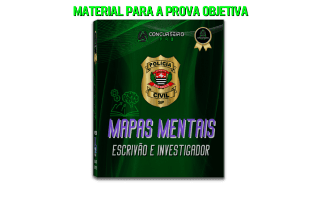 Mapas Mentais | Escrivão e Investigador PC-SP