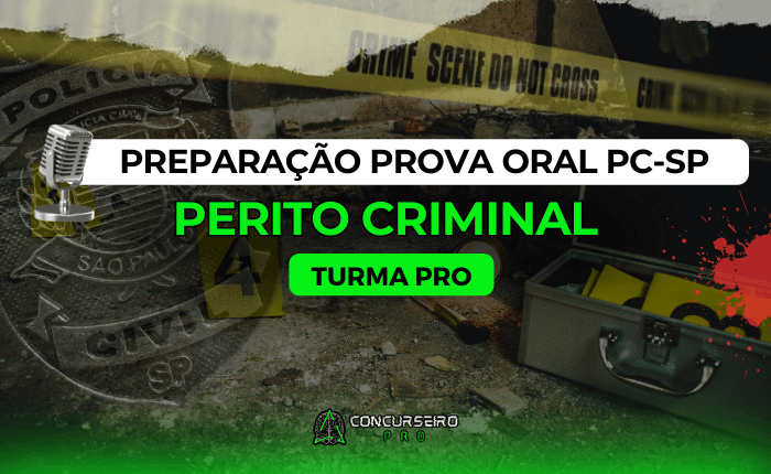 PREPARAÇÃO PROVA ORAL PERITO CRIMINAL BANNER PCSP